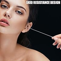 Vista 6 de SUPVOX 2 unids Earpick con pluma de ganso cera de oído palo de limpieza removedor de cera de oído herramientas de limpieza