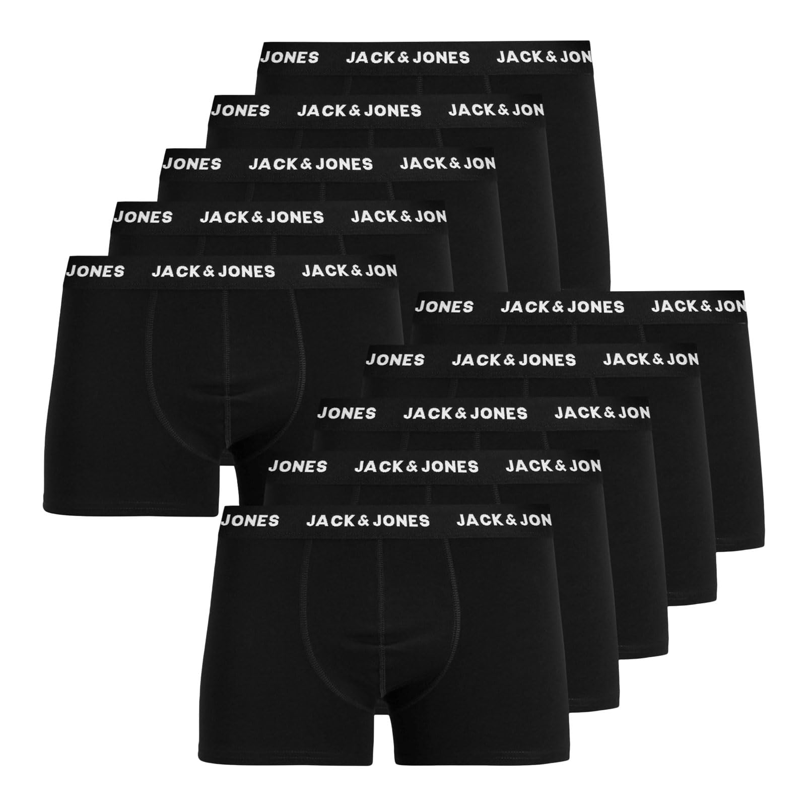 JACK JONES Mens Boxer Shorts Trunks Pack of 10