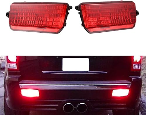 Miniatura 6 de OKCELL For Jeep Grand Cherokee 2005-2009, Rear Tail Lamp Bumper Fog Lights Driving Lamps 55156102AA 55156103AA LeftRight