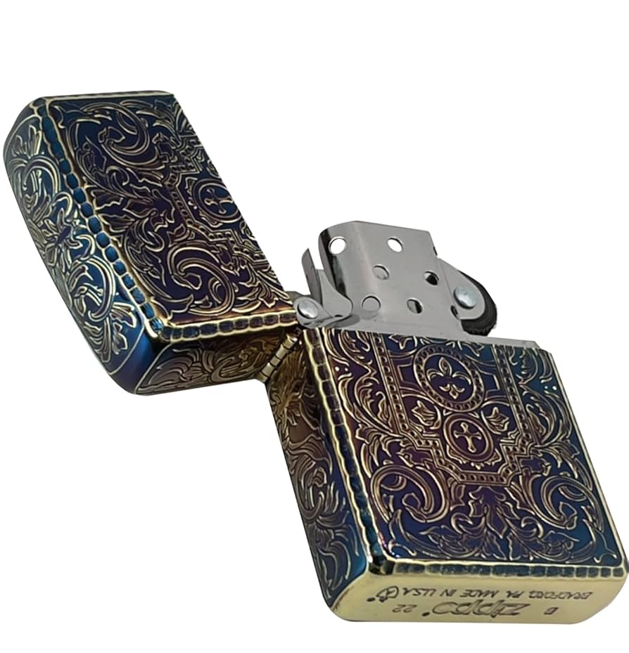 Amazon.co.jp: Zippo アーマー 唐草 高級BOX付き 162GI (impact4