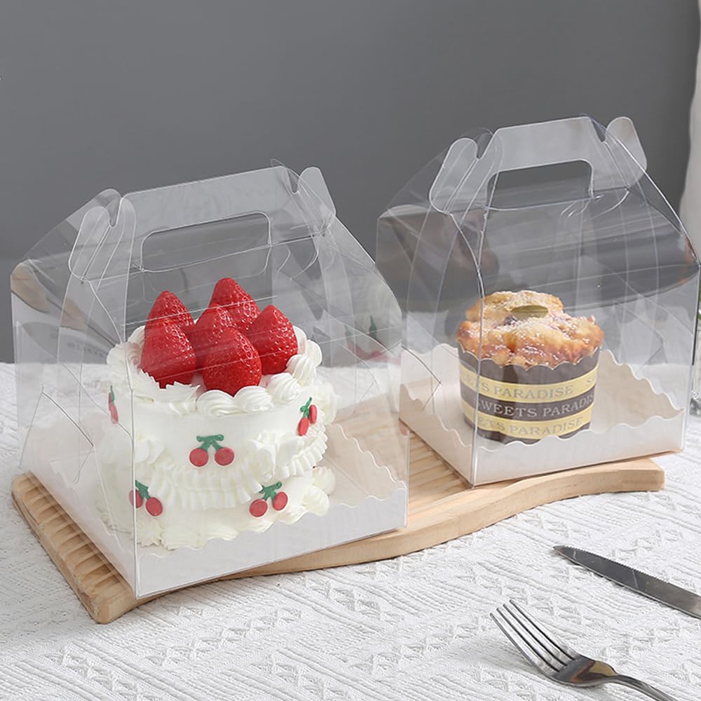Boîte à Gâteaux Transparente 10 Inch Boîte à gâteaux en