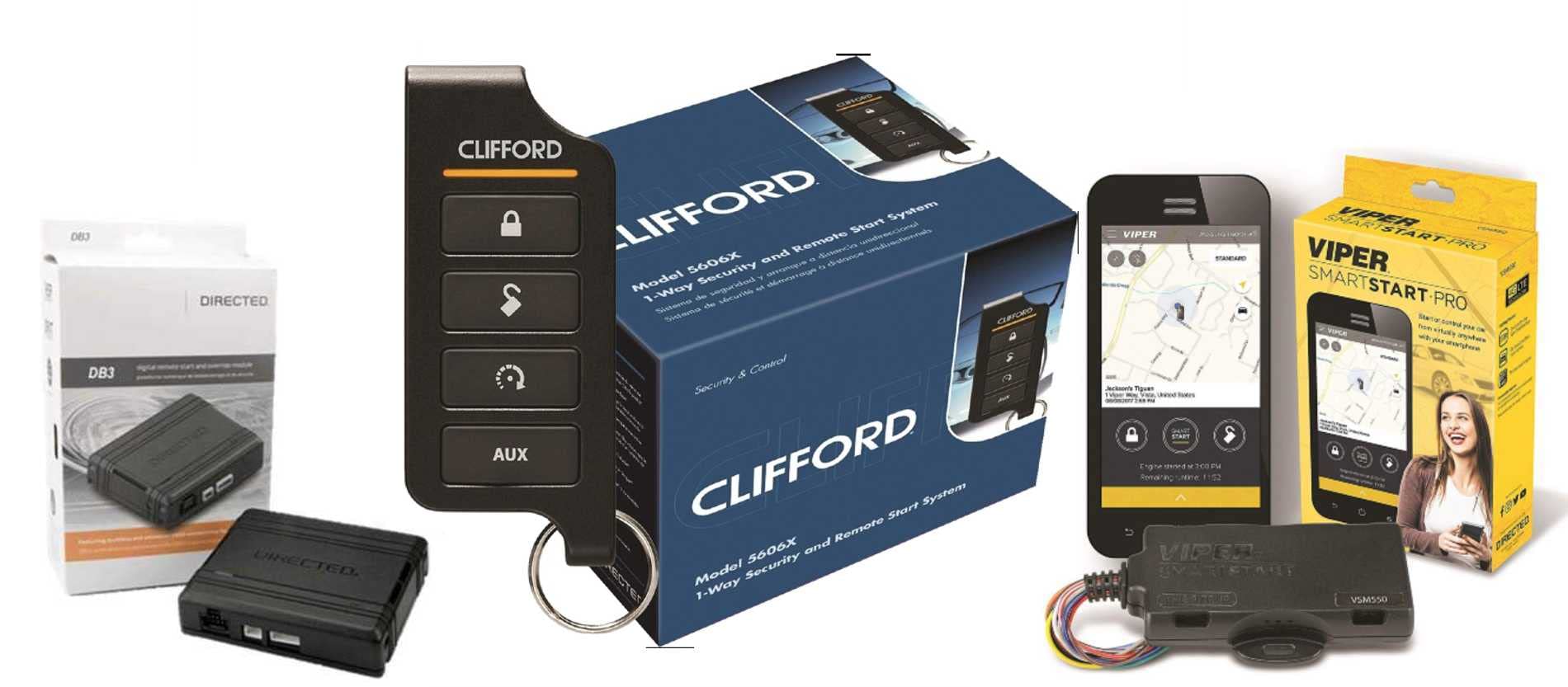 Amazon.com: Directed Electronics Clifford 5606X 1 Way Car Alarm