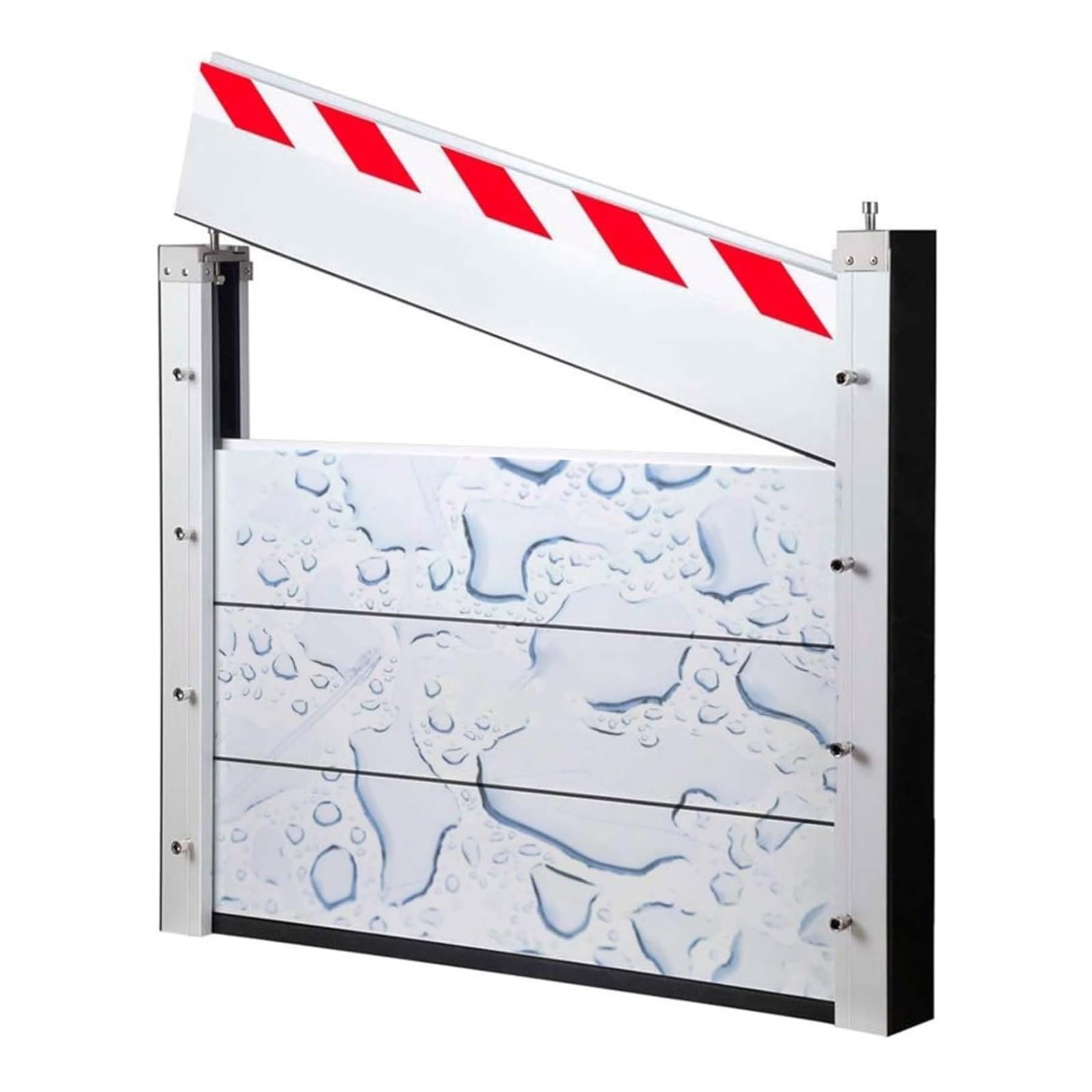 Mur anti inondation en alliage d'aluminium renforcé de 160 cm de large