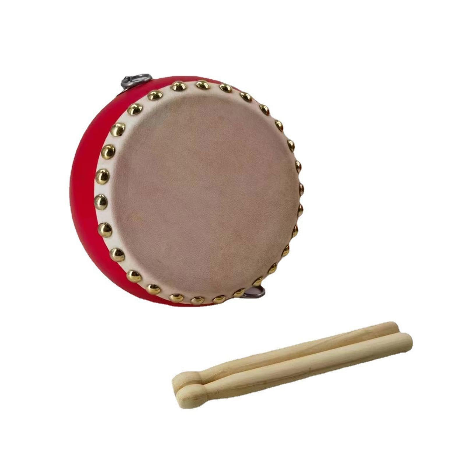 Tambour Océan Instrument De Percussion Enfant - Lot De 3, En PVC, 17x17 Cm | Jouet Musical éducatif Pour Développer Rythme Et Coordination