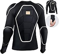 Vista 2 de Motorcycle Jacket with Armor Full Body Armor for Men Pads Shirt Back Chest Shoulder Elbow Protective Gear