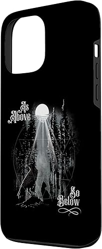Miniatura 2 de Funda para iPhone 13 Pro Max para hombre como arriba tan abajo Wiccan Pagan Tree of Life Crow Cat Case