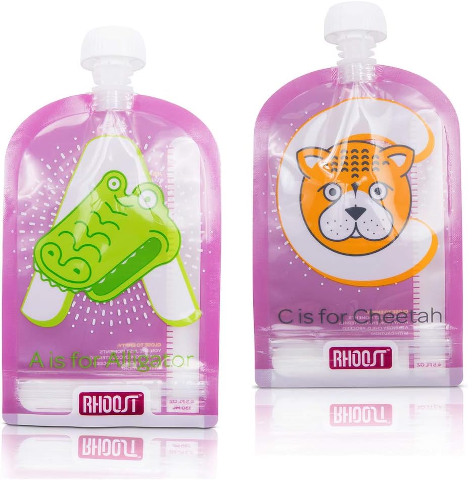 RhoostABCD Reusable Food Pouch, 1 EA