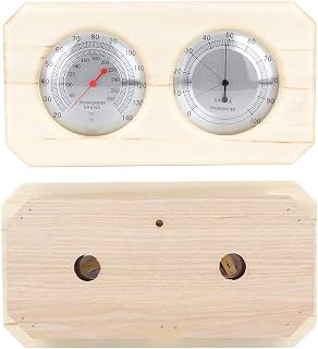 Sauna Hat Wool Hygrometre Interieur 30×14×4 Portable 2in Wood Thermo Hygrometer Thermometer Hygrometer Steam Sauna Room Accessories