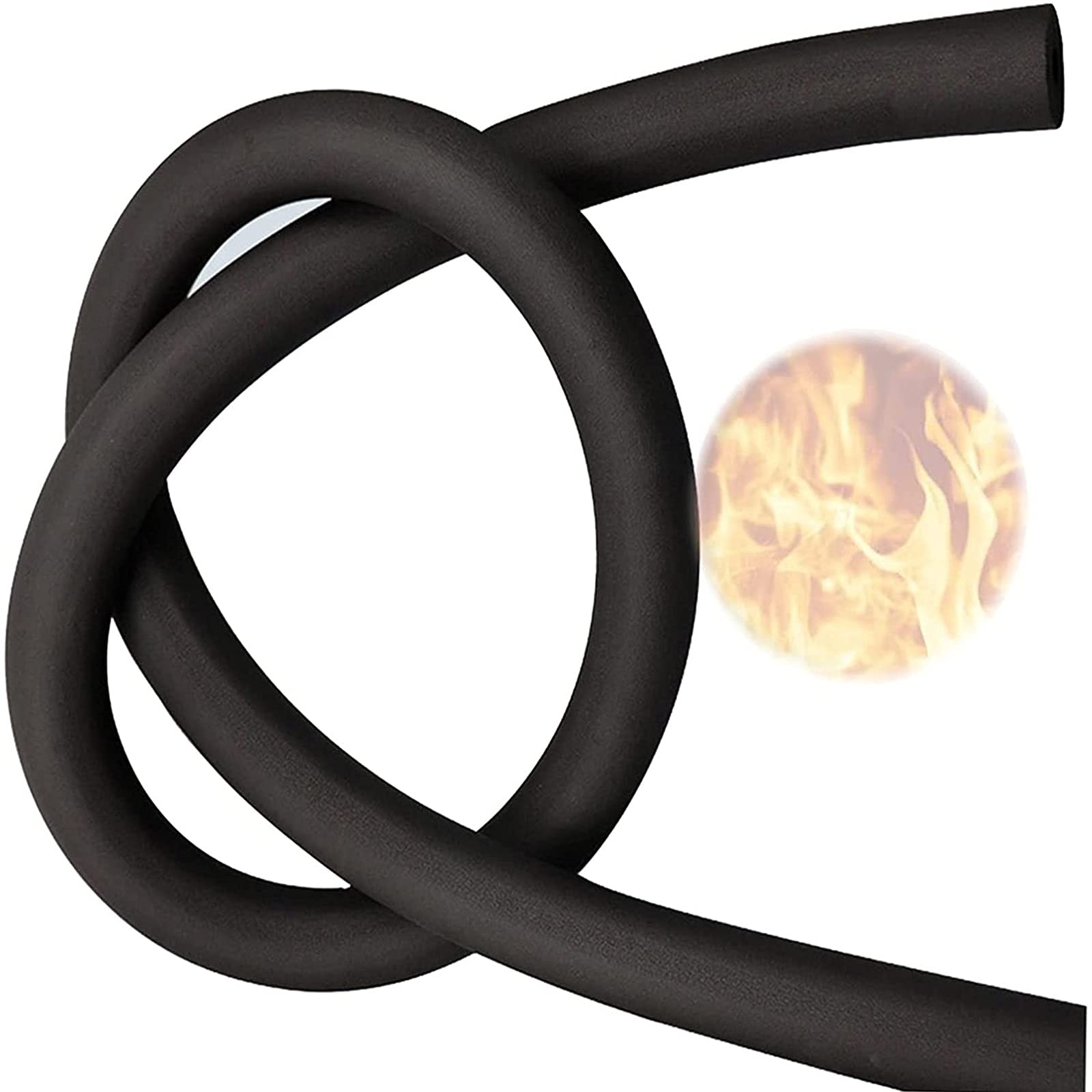 STCK Tubería De Espuma Aislante De Aire Acondicionado Negra, 1.9 m Largo Aislamiento De Tuberías,Anticongelante/Ignífugo/Fácil De Instalar/Protector Solar(ID 60-108mm)