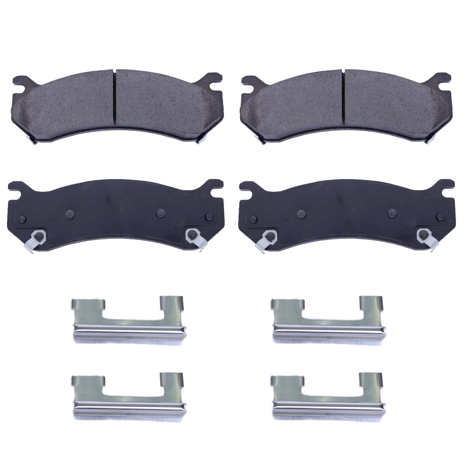 Rear Brake Pads Fit for Chevy Silverado 1500, Chevy Tahoe, Cadillac Escalade ESV, EXT, GMC Sierra 1500, GMC Yukon Disc Brake Pads (D785)