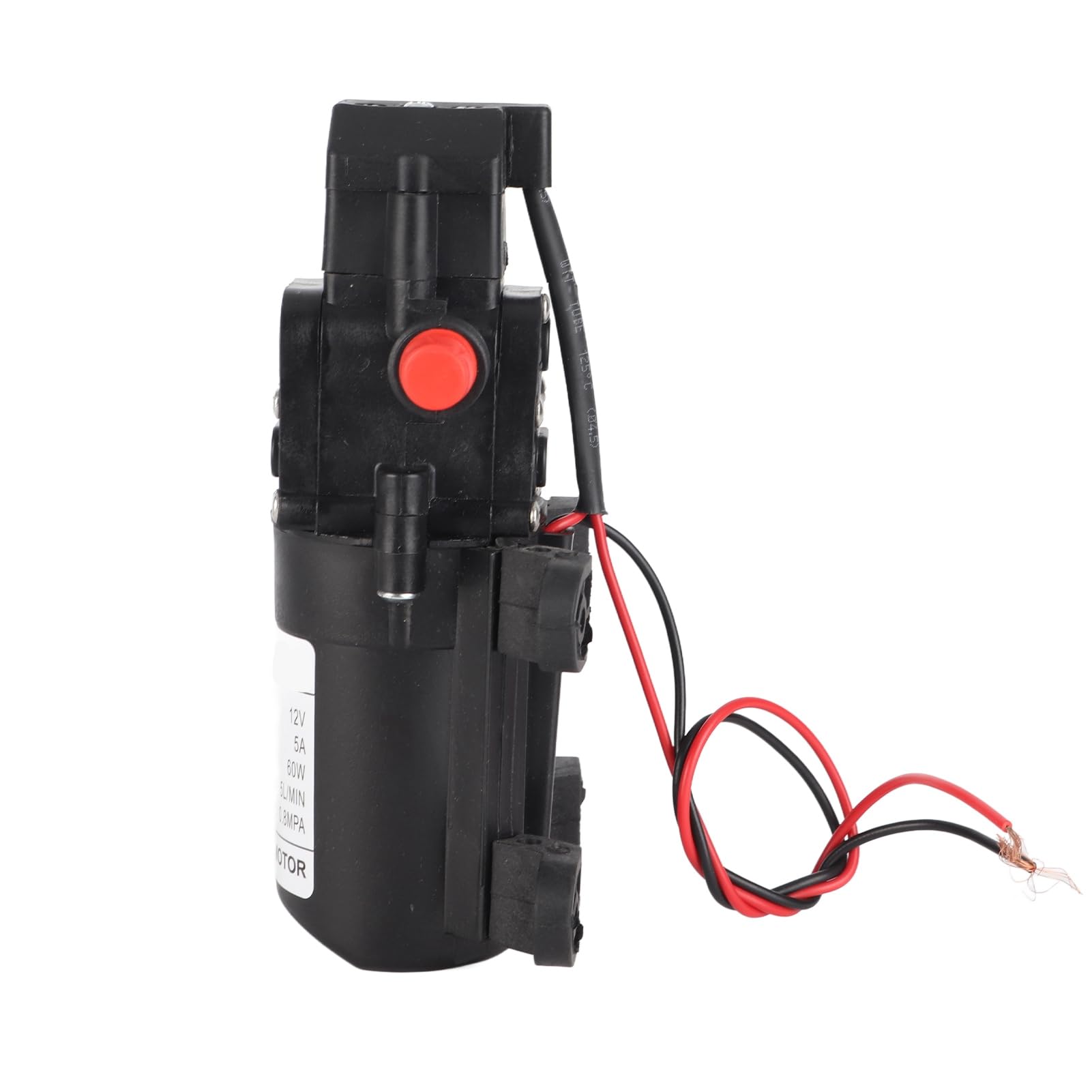 Micro pompa a membrana, 12V DC Micro pompa a membrana 5L / min Pompa elettrica ad alta pressione per autolavaggio 60W