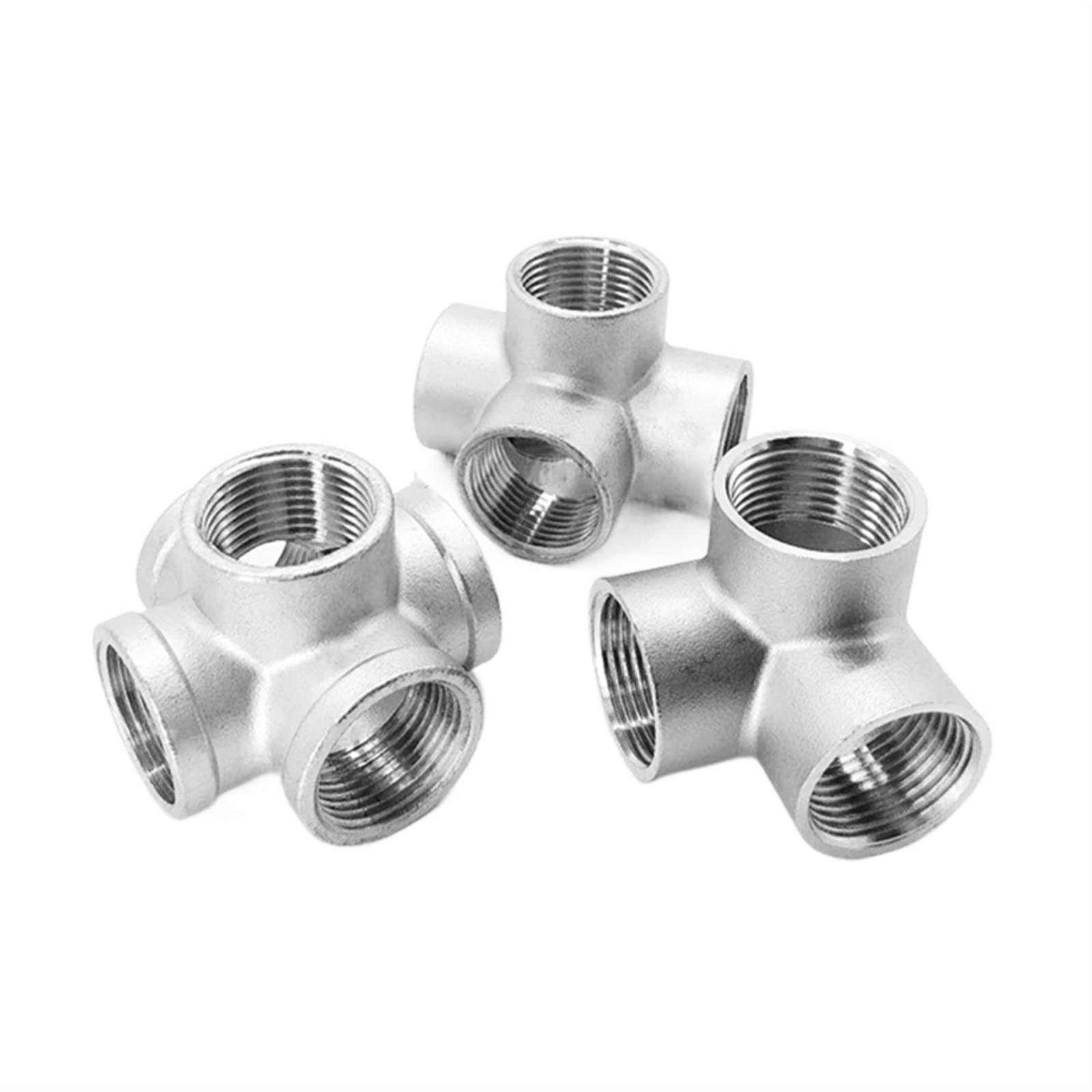 Raccord de tuyau 4 voies 1" BSP femelle anti-fuite pour dérivation d'eau