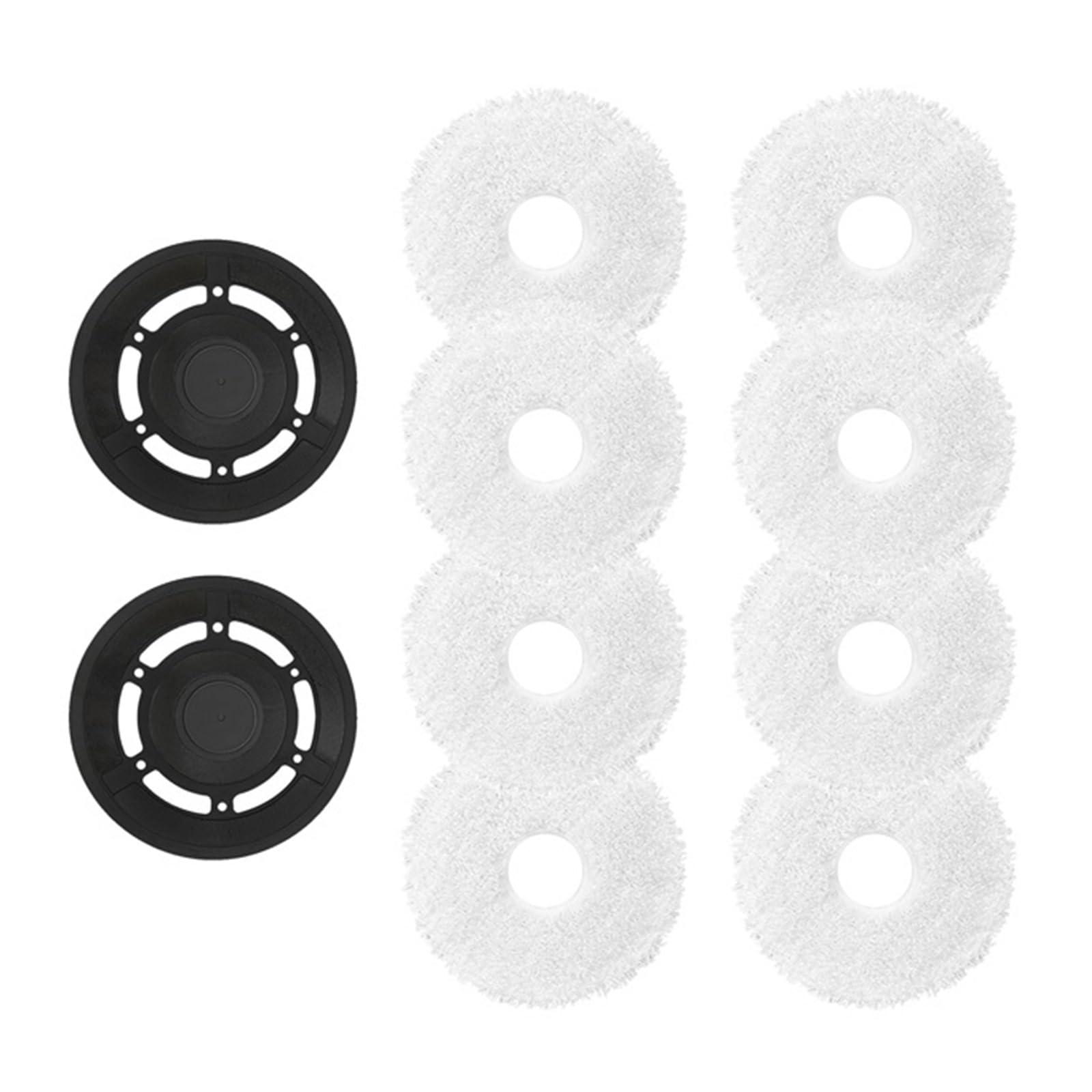 Qlmxjvzhkcn 10Pcs A 2-3Pcs，Compatible For Ecovacs，Compatible For Deebot，X1 Omni Turbo Robot Vacuum Cleaner Mop Rag Bracket Spare Parts Accessories(10Pcs A)