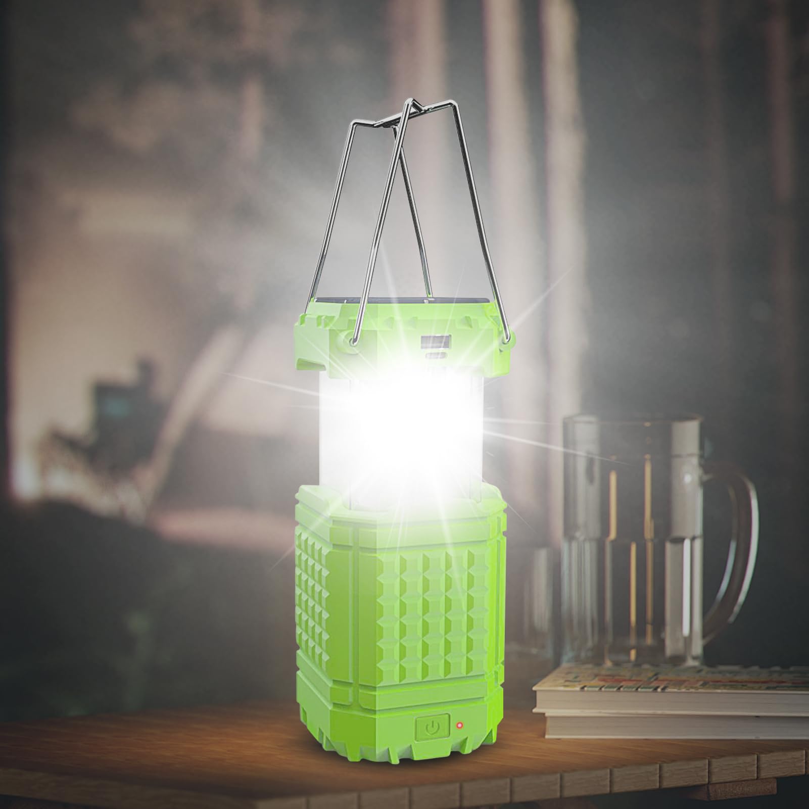 Luz Solar para Exteriores Linterna de Camping Plegable y Impermeable