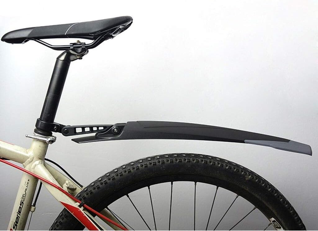Bike Mudguard,Cycling Fenders,E-Bike Fender, Bike Fender Bicycle Fenders Cycling Mud Guards Mudguard for 20 inch to 26 inch mountain bike Bike Accessories Bike Parts (Black)