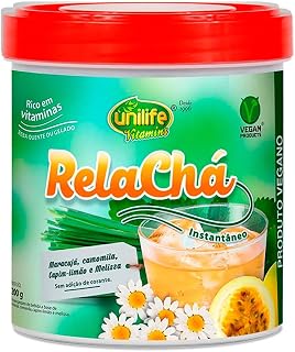 Relachá - Chá instantâneo - Maracujá, camomila, capim-limão e melissa