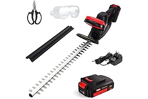 MZK 22.4'' Cordless Hedge Trimmer: Battery Powered, Lightweight & Compact, Powerful Hedge...