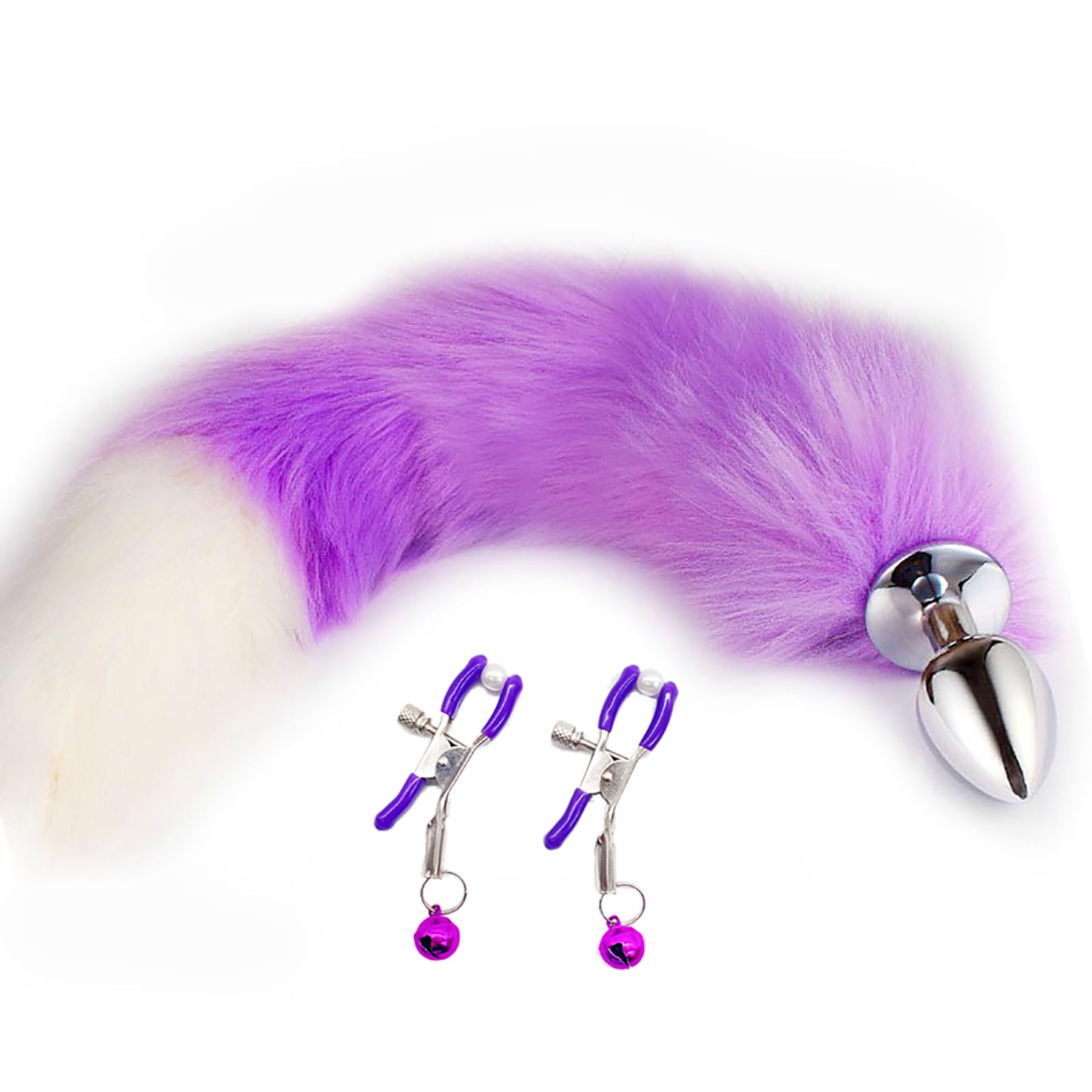 Amazon.com: Costume Accessory Anal Plug Set Fox Animal Butt Plug Tail  Adults Plush Cat Ears Headband Choker Nipple Clamps Faux Fur Tail Adult Sex  Play Toys for Women Sex Pleasure Purple :