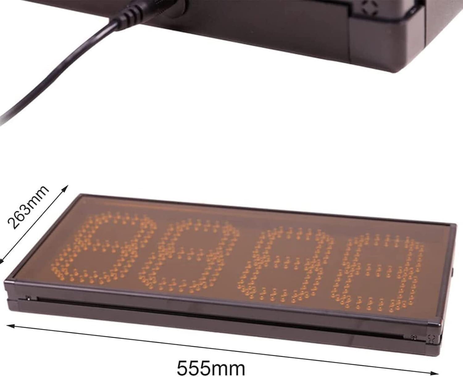 TIST LED Double-Sided Football Replacement Board, Portable Electronic Football Scoreboard, Referee Football Basketball Replacement Equipment ECT