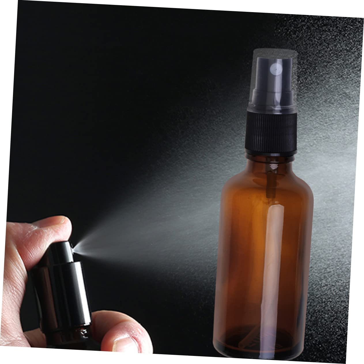 Nachfüllbare Sprühflasche 50ml aus Glas Braun 8 Stück Weihnachten Party