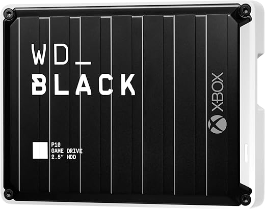 Western Digital Black 5TB P10 Game Drive for Xbox One, Portable External Hard Drive – WDBA5G0050BBK-WESN