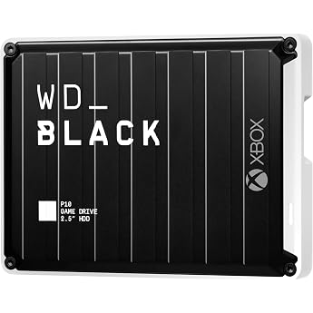 WD_BLACK P10 5 TB Game Drive لأجهزة Xbox One للوصول عبر الهاتف المحمول إلى مجموعة ألعاب Xbox الخاصة بك