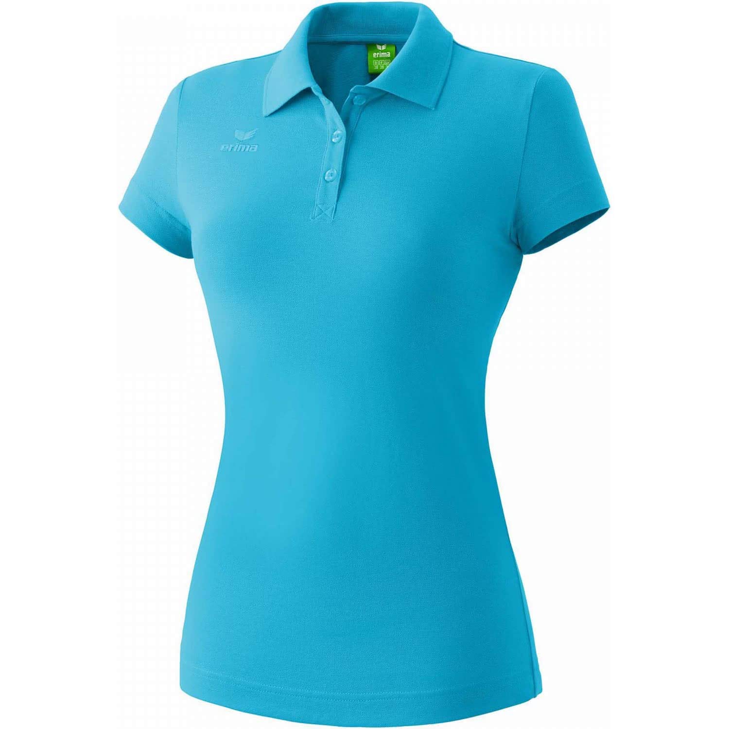 Erima Women's Casual Basics Teamsports Polo Shirt - Curacao, Size 48