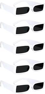 PC Star | Full Rim Square Branded Latest and Stylish Sunglasses | 100% UV Protected | Men & Women | Medium | White Frame/B... Price In India