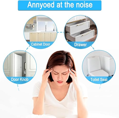 Miniatura 4 de Parachoques cortables para puerta de armario, almohadillas suaves transparentes de alta calidad, almohadillas autoadhesivas fuertes para muebles y