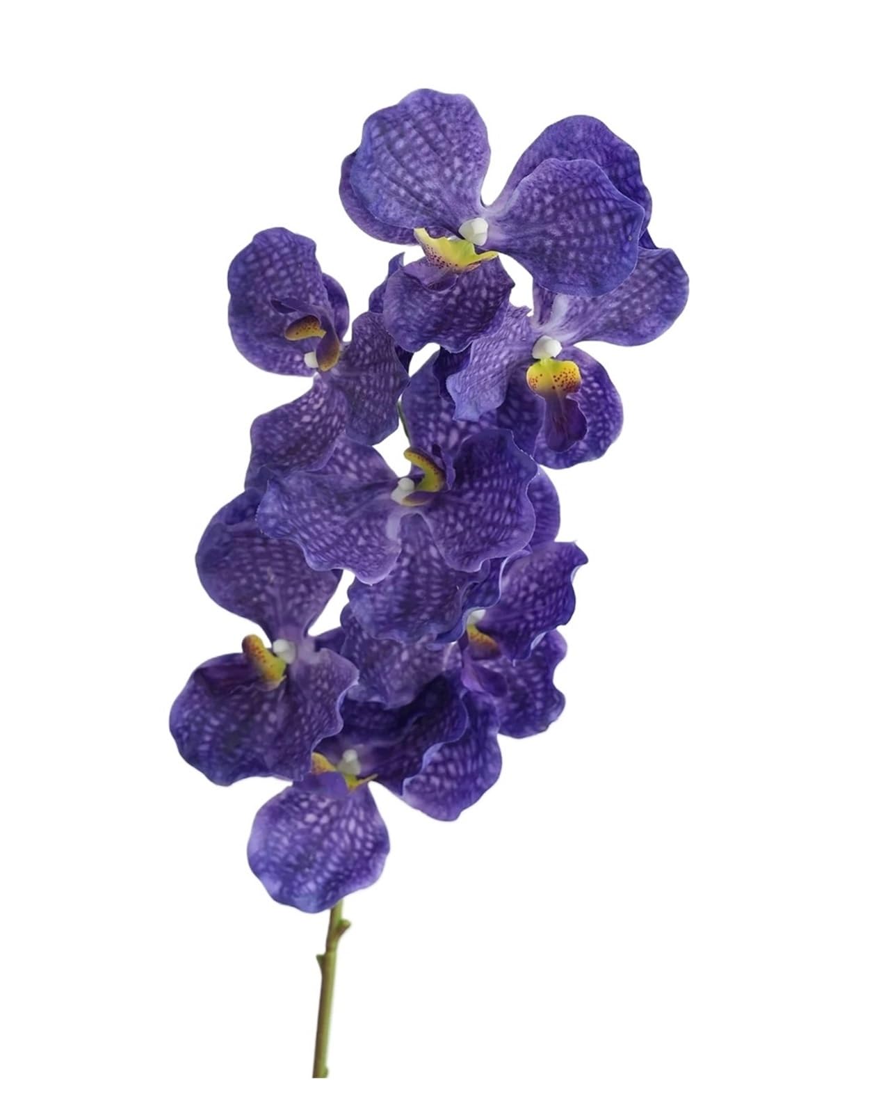 Casetlong 1pc Artificial Flowers Fake Folral Arrangement Decorative Flower(Blue Vanda)