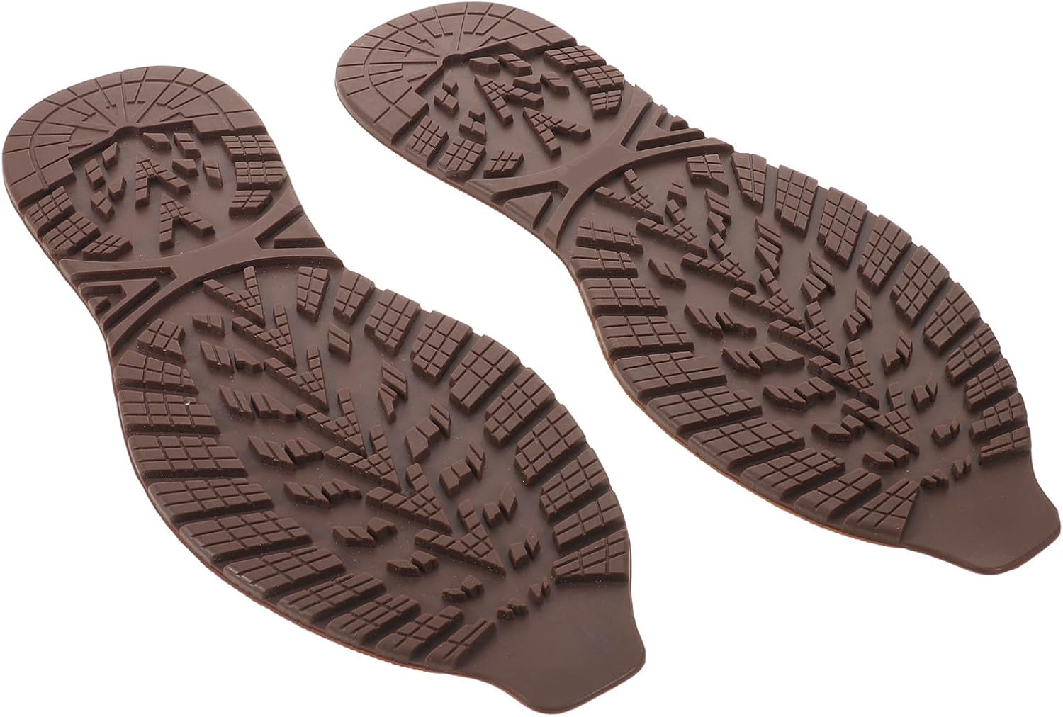 NOLITOY 2pcs Rubber Shoe Sole Replacement Kit, Non Slip Quiet Boot Repair
