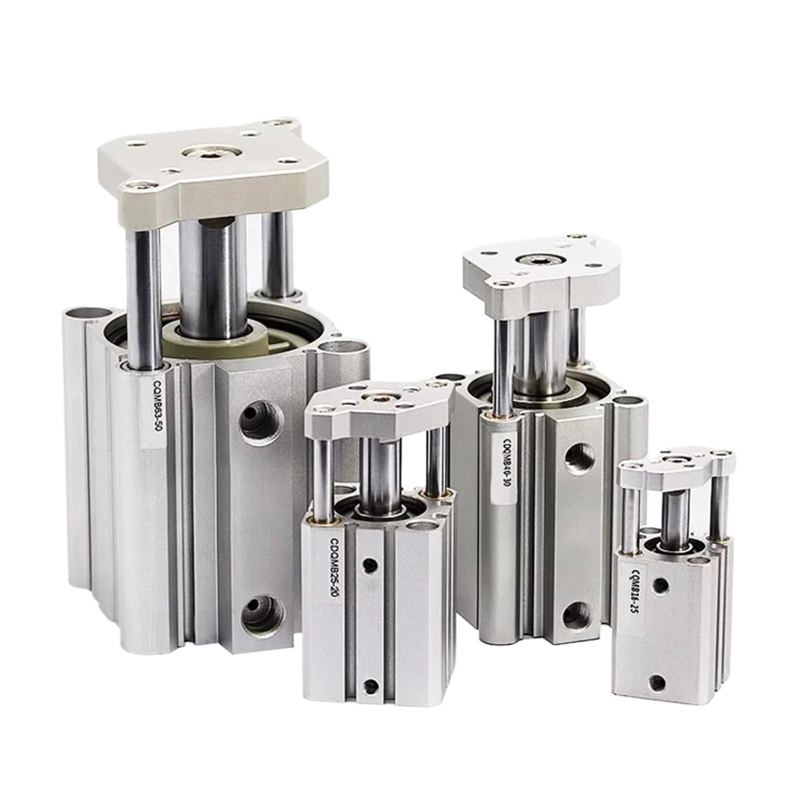 PHNOITPQ CQMB16 Compact Guide Rod Three-axis Three Pneumatic Cylinder Bore 16mm Stroke 5 to 100mm(Stroke 20mm)