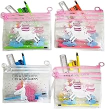 MPK Perfect Stationery Gift Set with Unicorn Pouch (Pencil | Scale |Eraser | Sharpner) kanya pujan gifts set For Kids Girls Boy Birthday | Kanjak | Navratri Return Gifts 12set