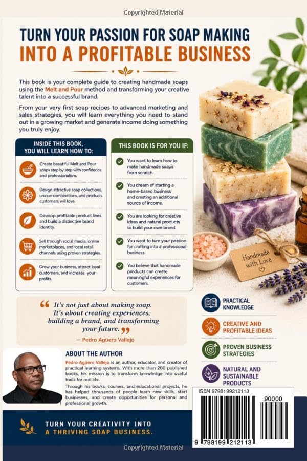 MELT AND POUR SOAP BUSINESS: How to Create, Develop, and Sell Handmade Soaps Successfully image 3
