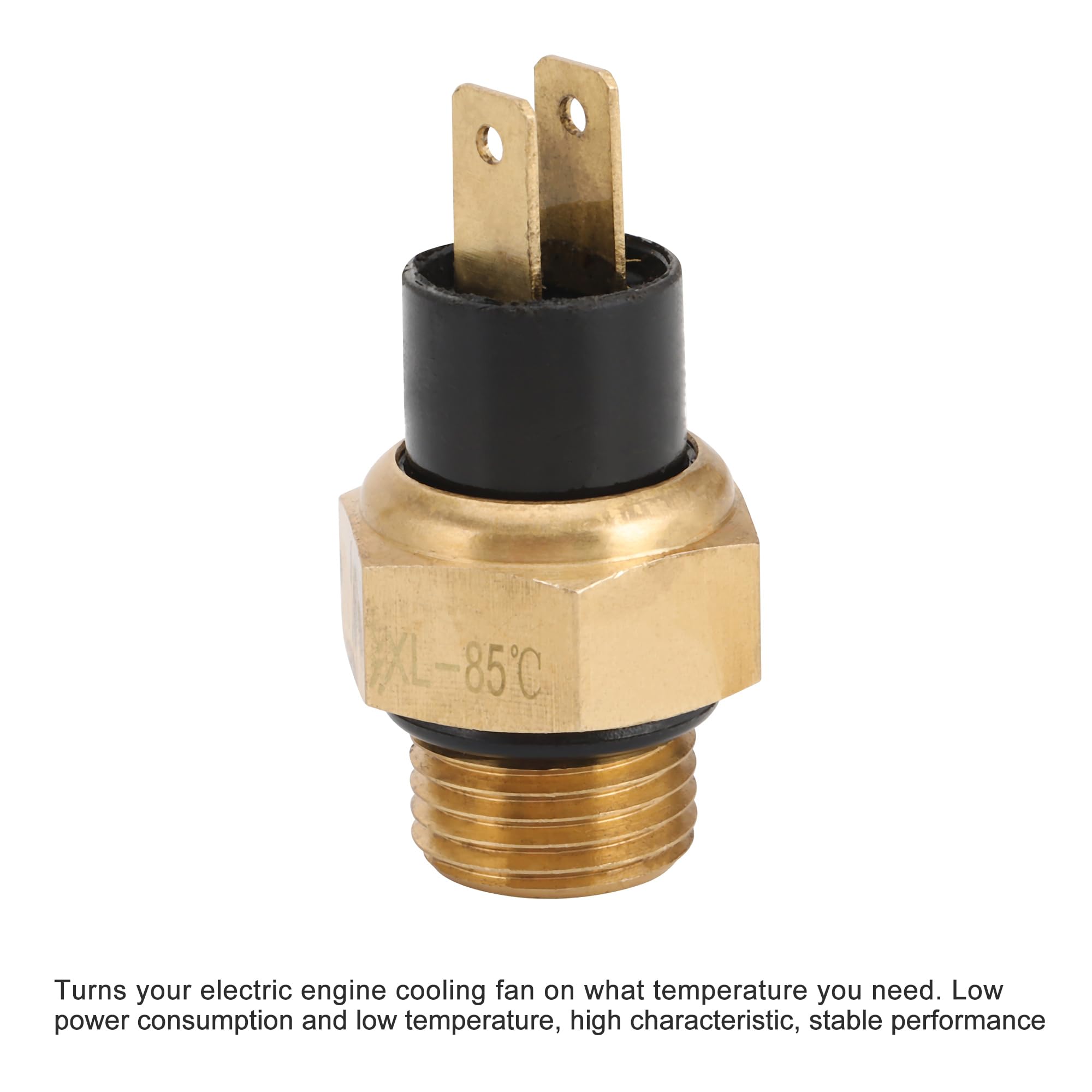 GOOFIT Radiatore interruttore ventola rame radiatore raffreddamento sensore di temperatura Sostituzione per CF250 2 Stroke 4 Stroke