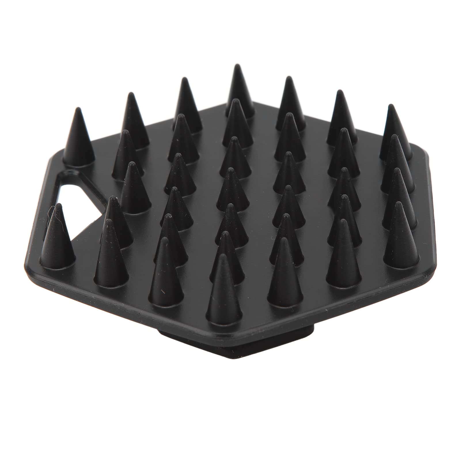 Cepillo Exfoliante para Barba, Cepillo para Exfoliación de Barba Limpiador de Poros de Silicona Suave para Hombres para Uso Diario (Negro)