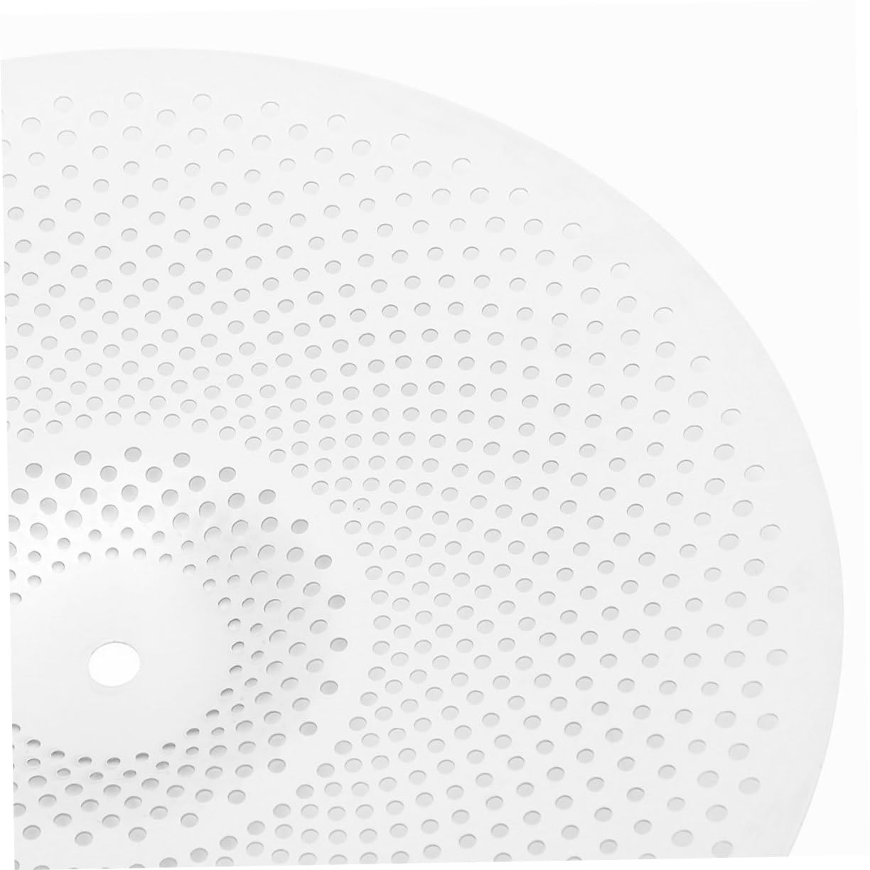 ibasenice Kit 2 Pezzi Piatti Muti per Batteria in Lega Argento, Riduzione Vibrazioni e Facile Installazione, Accessori per Batteria Acustica e Jazz