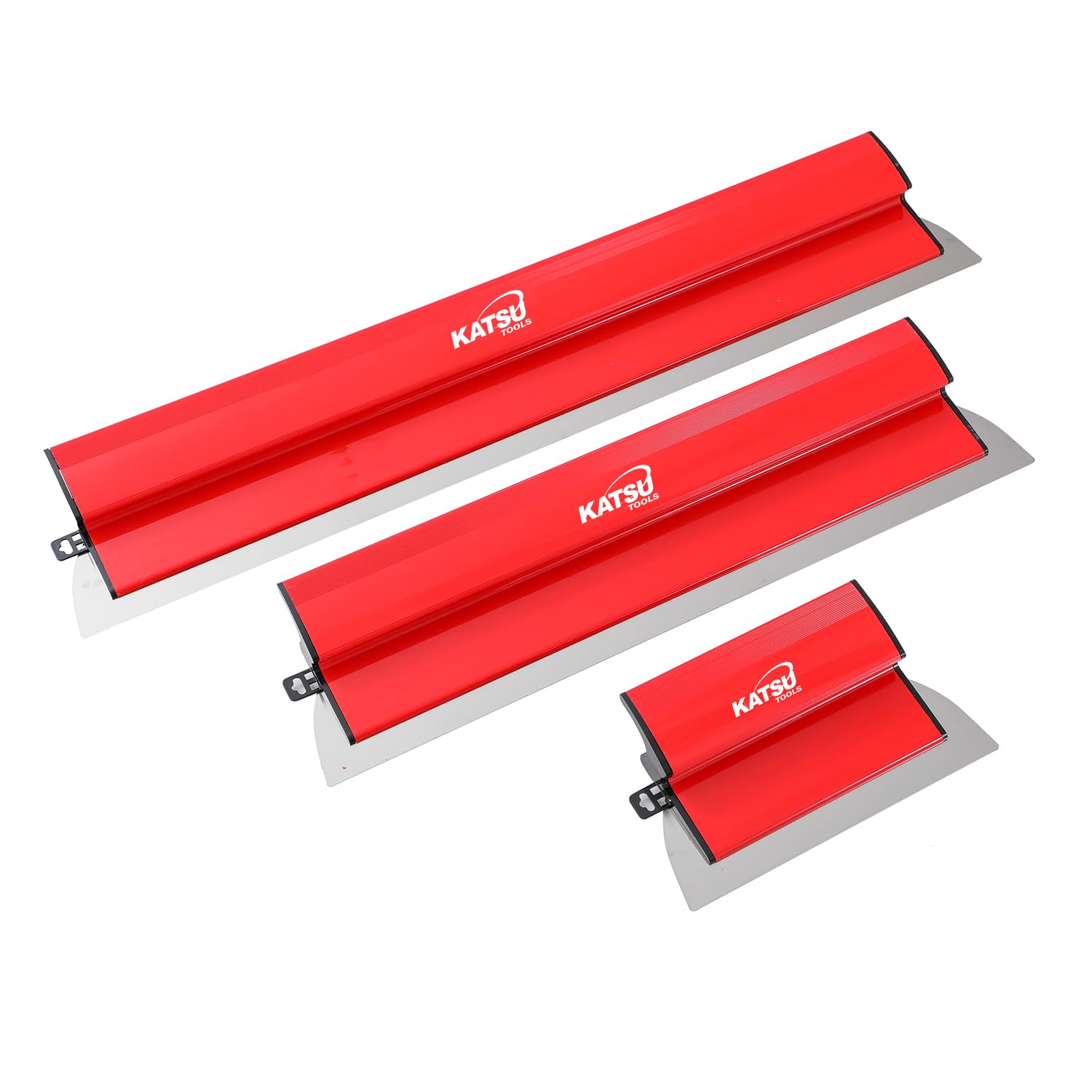 KATSU Tools Juego de 9 cuchillas de desnatado para paneles de yeso, cuchillas de 25/60/80 cm + poste de extensión de aluminio + rodillo de pintura + cuchillo de masilla + raspadores de papel pintado