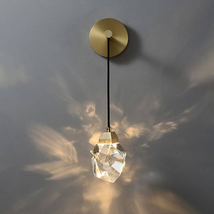 壁の照明、モダンな壁取り付け用燭台、LEDライト 壁取り付け用燭台ライト モダンな壁取り付け用燭台 銅製