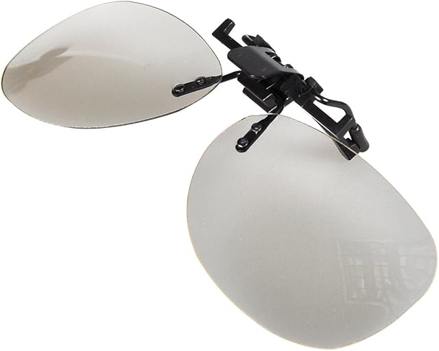 Ultra 2 x 3D Clip On Glasses Flip Up Passive 3D Glasses Men Women Compatible with RealD Cinemas 3D Glasses for TV Movie Glasses For Prescription Glass Wearers Circular Polorised Cinema Glasses