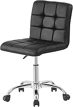 كرسي تشارلز جاكوبس دوار بلون أسود مبطن للغاية بارتفاع قابل للتعديل من رياض جروب، لون أسود