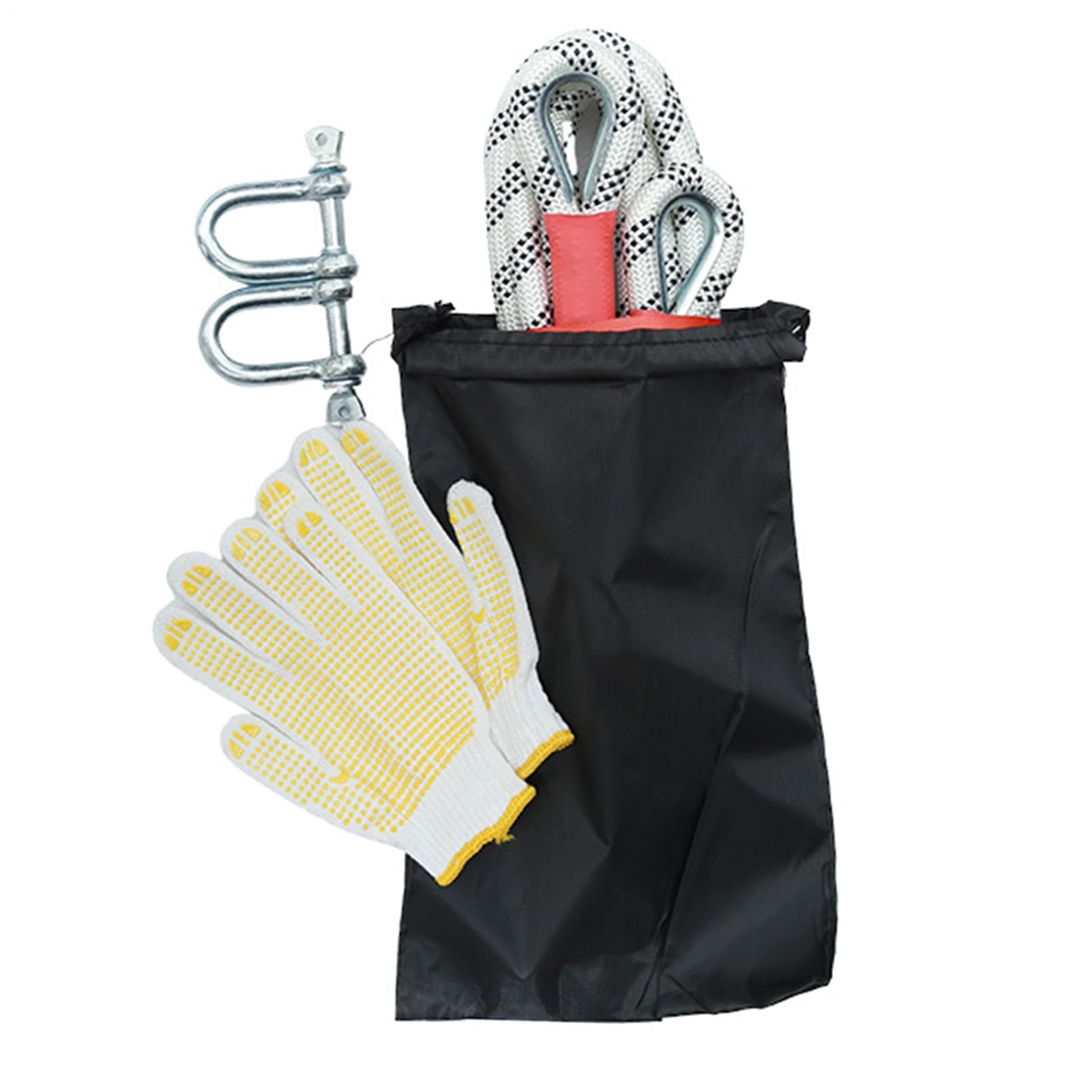 Correa de tracción Atv, correa de tracción resistente, cuerda de remolque | de coche, cuerda de reinicio cinético, accesorios de tracción para camión de automóvil ATV SUV