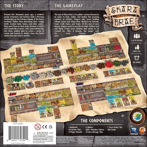 Skara Brae Juego de Mesa Estrategia para 1-4 Jugadores miniatura 2