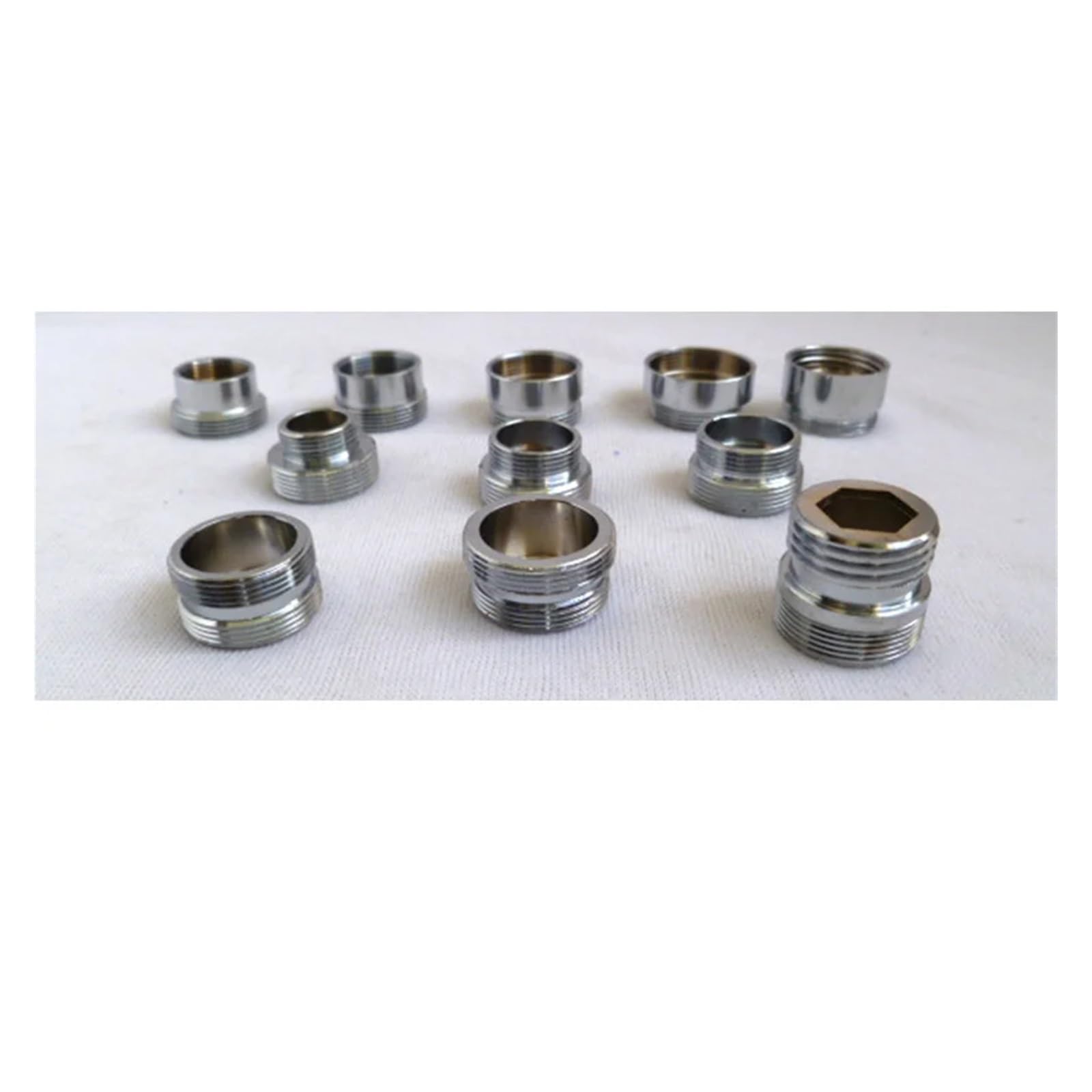 Juego de adaptadores de aireador de grifo de latón, macho/hembra, M22, M24, G1/2 y 0.75 pulgadas, accesorios de tubería para purificador de agua, compatible con tamaños M16, M18, M20, M28