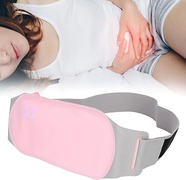 YUYTE Heated Waist Belt,Electric Heating Belt Plush Electric Heating Waistband Hot Compression Moxibustion Uterine Warming Belt with Adjustable Temperature 45-65C