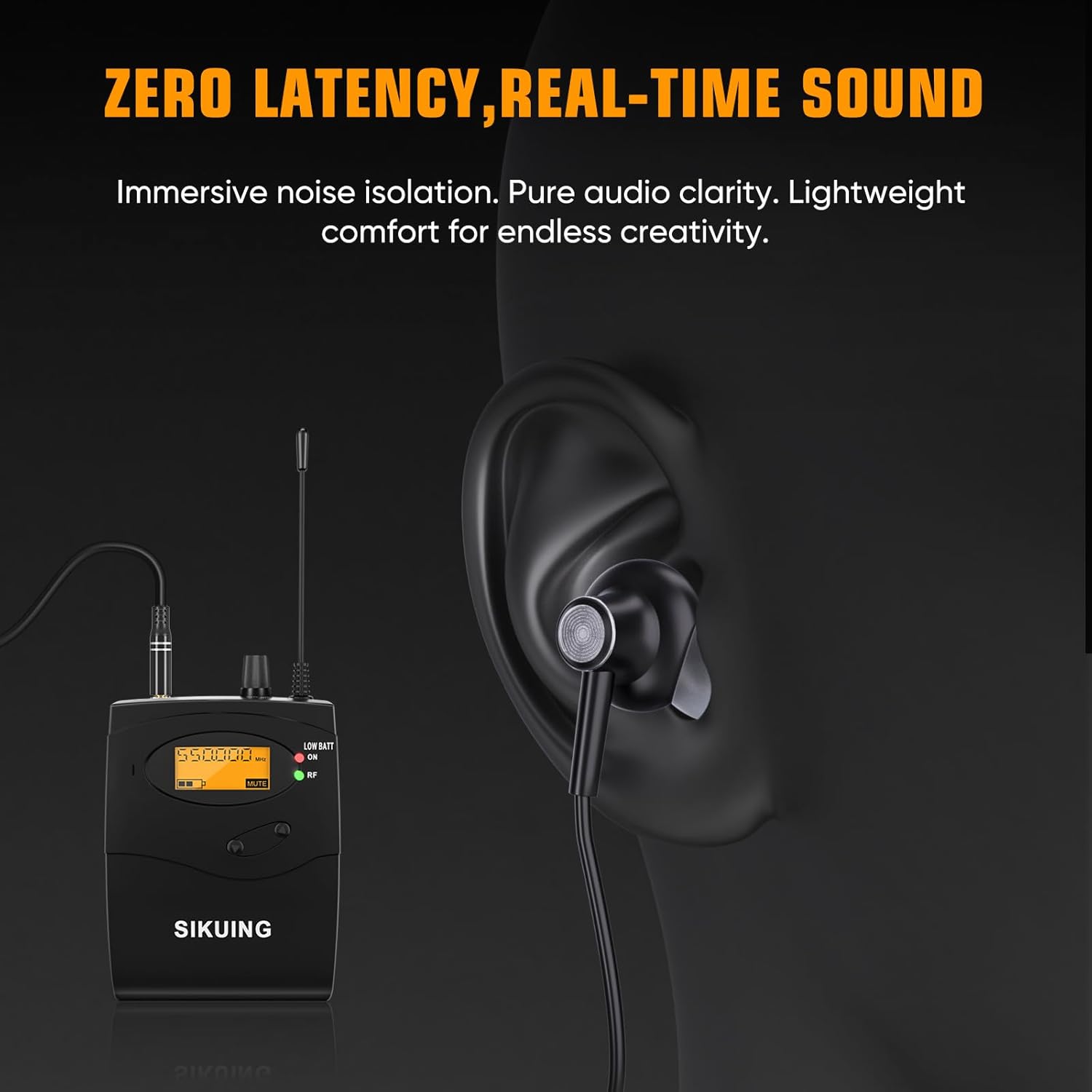 SIKUING SEM400 with zero latency and real-time sound