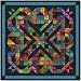 Easy Quilt Kit Outer Limits Batik/Tye dye/QUEEN/EXPEDITED SHIPPING