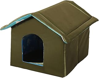 Generic Stray Cats Shelter Feral Cats Warm House Waterproof Puppy Kitten Washable Cave Winter Warm Tent Bed Kennel Cat House