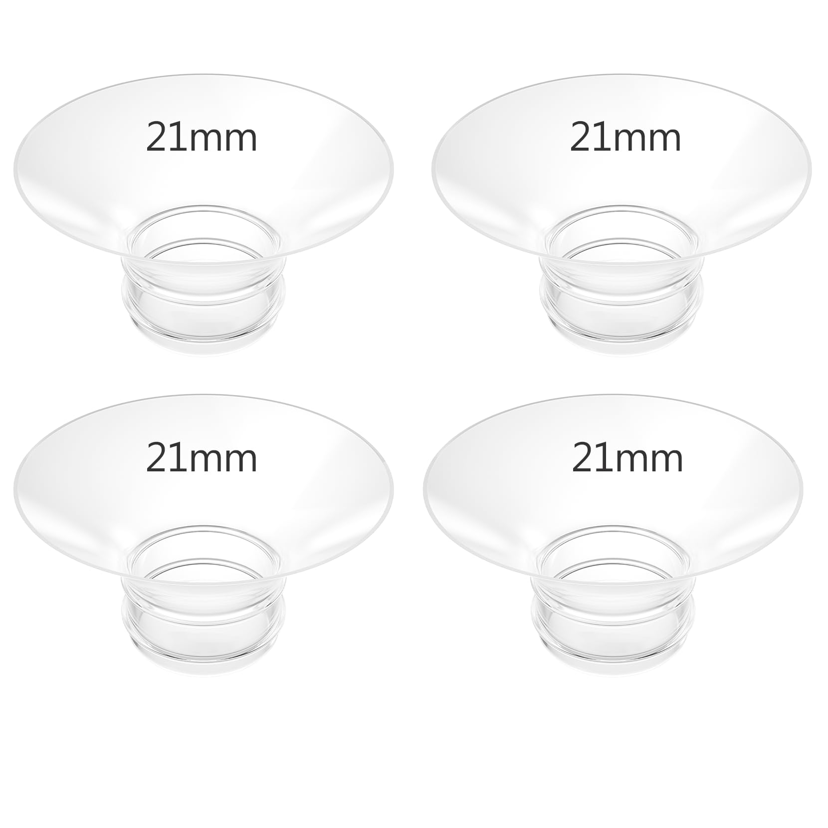 Breast Pump Parts Compatible with Momcozy V1/V2, Flange Insert Replacement Accessories for 24mm Shield, 21mm