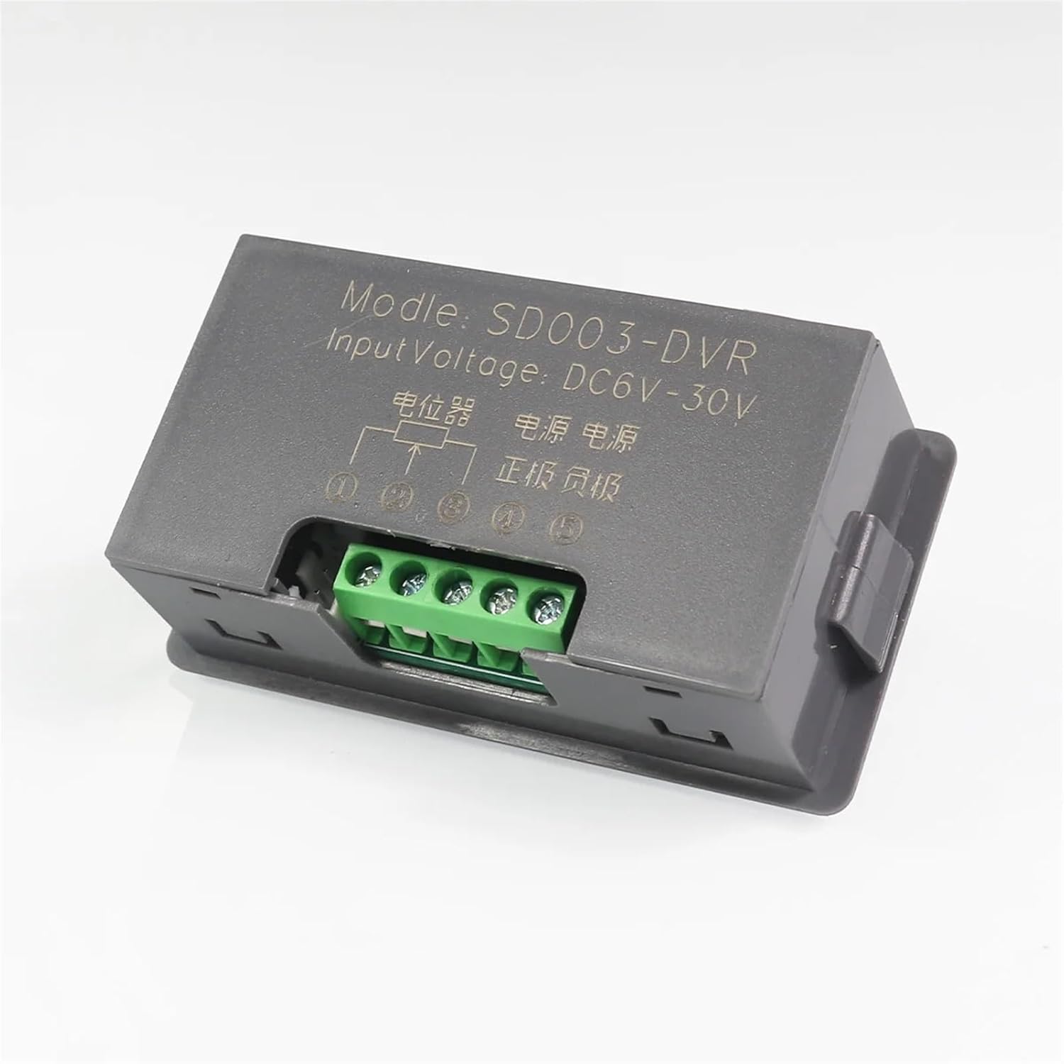 Rear view of the Digital Display Potentiometer showing wiring terminals.